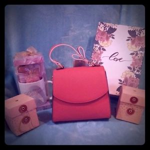 NWT - Mini coral crossbody purse